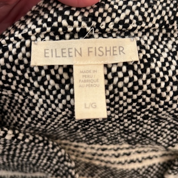 Eileen Fisher 3/4 Open Front Jacket - Picture 6 of 7